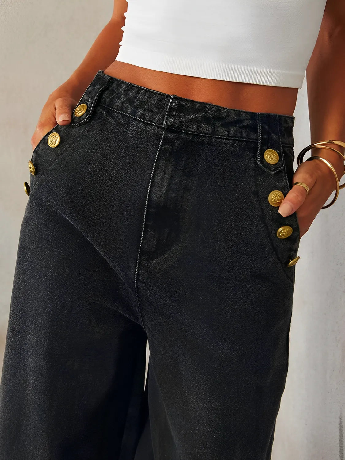 Calça Jeans Pantalona Luiza