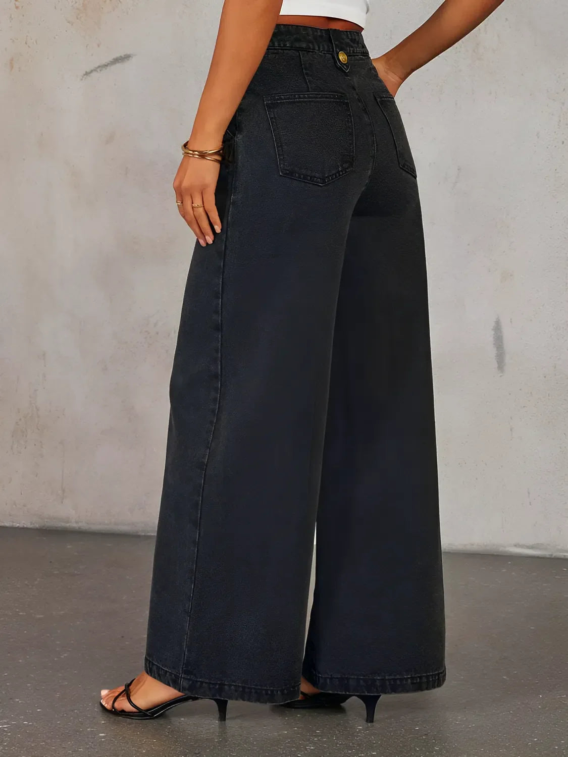 Calça Jeans Pantalona Luiza